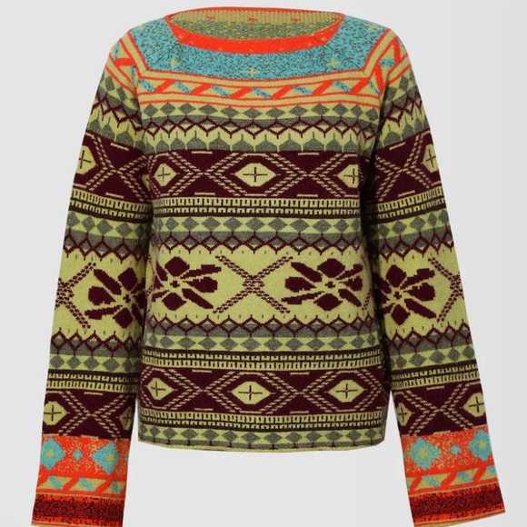 Tribal Pattern Soft Sweater. - Picture 1 of 8